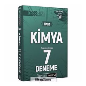 2020 KPSS ÖABT Kimya Tamamı Çözümlü 7 Deneme Kollektif Pegem Akademi Yayıncılık