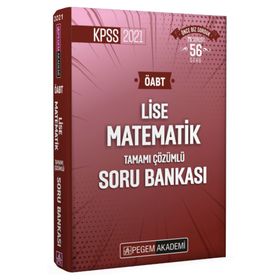 2020 Kpss Öabt Lise Matematik Tamamı Çözümlü Soru Bankası-Pegem Yayınları