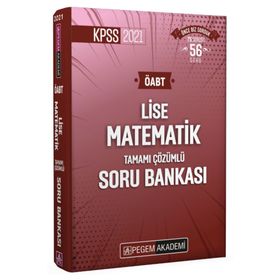 2020 Kpss Öabt Lise Matematik Tamamı Çözümlü Soru Bankası-Pegem Yayınları