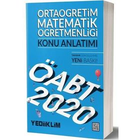 2020 Kpss Öabt Ortaöğretim Matematik Öğretmenliği Konu Anlatımı Yediiiklim Yayınları