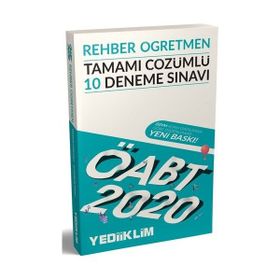 2020 KPSS ÖABT Rehber Öğretmen Tamamı Çözümlü 10 Deneme Sınavı Yediiklim Yayınları