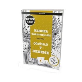 2020 KPSS ÖABT Rehber Öğretmenliği 7 Çözümlü Deneme Arzu Seçgin Pelikan Tıp Teknik Yayınları