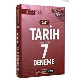 2020 KPSS ÖABT Tarih Tamamı Çözümlü 7 Deneme Kollektif Pegem Akademi Yayıncılık