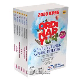 2020 KPSS Ordinaryüs Genel Yetenek Genel Kültür Konu Anlatımlı Modüler Set Murat Yayınları