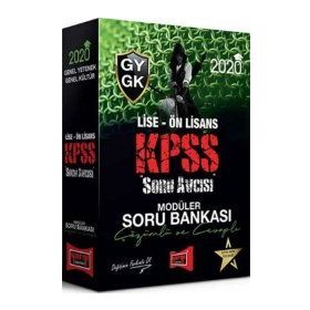 2020 KPSS Soru Avcısı Lise - Ön Lisans Genel Yetenek - Genel Kültür Çözümlü ve Cevaplı Modüler Soru Bankası - Yargı Yayınları