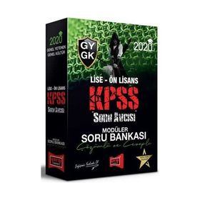 2020 KPSS Soru Avcısı Lise - Ön Lisans Genel Yetenek - Genel Kültür Çözümlü ve Cevaplı Modüler Soru Bankası - Yargı Yayınları