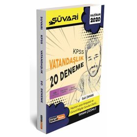 2020 KPSS Süvari Vatandaşlık Tamamı Çözümlü 20 Deneme Sınavı Sait Zaman Kariyer Meslek Yayınları