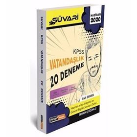 2020 KPSS Süvari Vatandaşlık Tamamı Çözümlü 20 Deneme Sınavı Sait Zaman Kariyer Meslek Yayınları