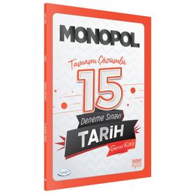 2020 KPSS Tarih 15 Deneme Çözümlü - Monopol Yayınları