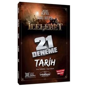 2020 KPSS Tarih İlelebet 21 Deneme Dijital Çözümlü - Yönerge Yayınları