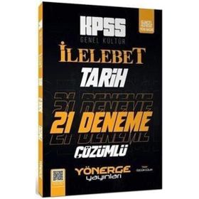 2020 KPSS Tarih İlelebet 21 Deneme Dijital Çözümlü - Yönerge Yayınları