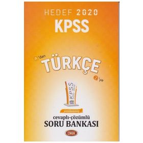 2020 KPSS Türkçe Soru Bankası Data Yayınları
