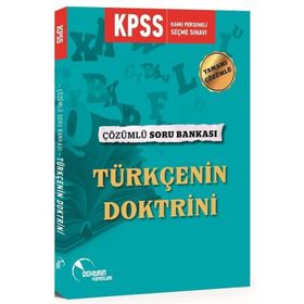 2020 KPSS Türkçenin Doktrini Tamamı Çözümlü Soru Bankası - Doktrin Yayınları