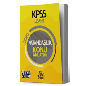 2020 KPSS Vatandaşlık Konu Anlatımlı - Yeni Trend Yayınları