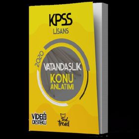 2020 KPSS Vatandaşlık Konu Anlatımlı - Yeni Trend Yayınları