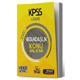 2020 KPSS Vatandaşlık Konu Anlatımlı - Yeni Trend Yayınları