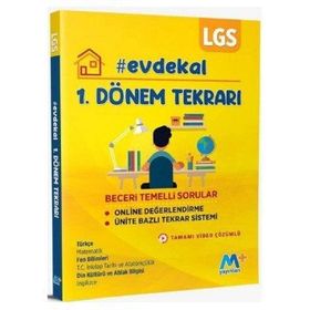 2020 LGS 1. Dönem Tekrarı Martı Yayınları