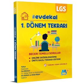 2020 LGS 1. Dönem Tekrarı Martı Yayınları