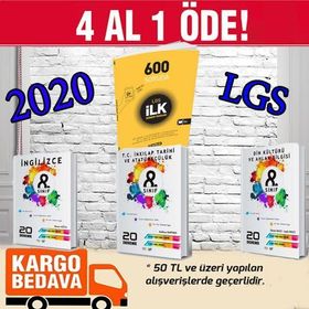 2020 LGS 8. Sınıf 600 Soruda İlk Dönem Tekrarı - Hız Yayınları