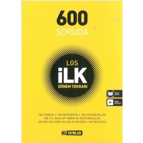 2020 LGS 8. Sınıf 600 Soruda İlk Dönem Tekrarı - Hız Yayınları