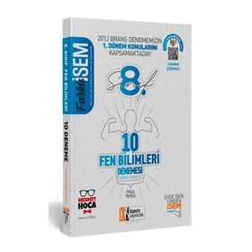 2020 LGS Farklı İsem 8.Sınıf 1. Dönem Fen Bilimleri 10 Branş Deneme-İsem Yayıncılık