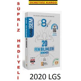 2020 Lgs Farklı İsem 8. Sınıf Fen Bilgisi 20'li Sarmal Deneme-İsem Yayıncılık
