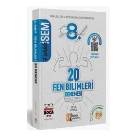 2020 Lgs Farklı İsem 8. Sınıf Fen Bilgisi 20'li Sarmal Deneme-İsem Yayıncılık