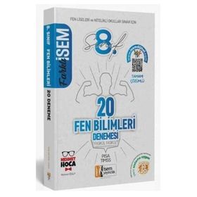 2020 Lgs Farklı İsem 8. Sınıf Fen Bilgisi 20'li Sarmal Deneme-İsem Yayıncılık