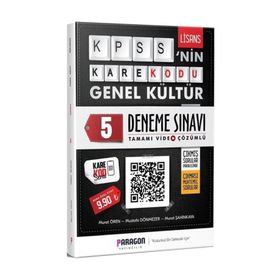 2020 Lise-Önlisans KPSS'nin KareKodu Genel Kültür Tamamı Video Çözümlü 5 Deneme Sınavı - PARAGON YAYINCILIK