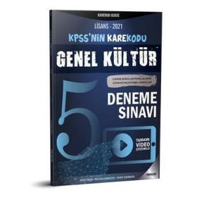 2020 Lise-Önlisans KPSS'nin KareKodu Genel Kültür Tamamı Video Çözümlü 5 Deneme Sınavı - PARAGON YAYINCILIK