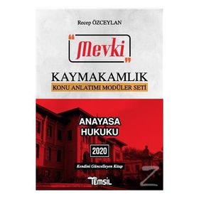 2020 MEVKİ Kaymakamlık Anayasa Hukuku Konu Anlatımı Temsil