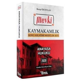 2020 MEVKİ Kaymakamlık Anayasa Hukuku Konu Anlatımı Temsil