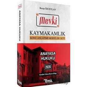 2020 MEVKİ Kaymakamlık Anayasa Hukuku Konu Anlatımı Temsil