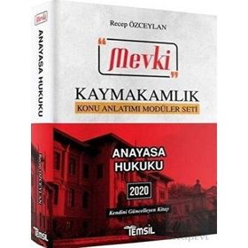 2020 MEVKİ Kaymakamlık Anayasa Hukuku Konu Anlatımı Temsil