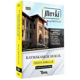 2020 Mevki Kaymakamlık Hukuk Özgün Sorular - Recep Özceylan - Temsil Yayınları