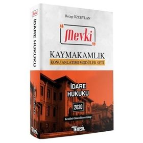 2020 MEVKİ Kaymakamlık İdare Hukuku Konu Anlatımı - Temsil Yayınları