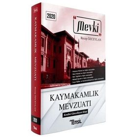 2020 Mevki Kaymakamlık Mevzuatı - Recep Özceylan - Temsil Kitap Yayınları