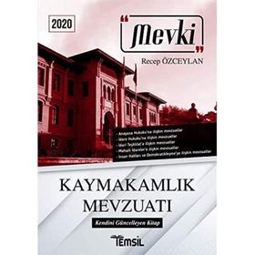 2020 Mevki Kaymakamlık Mevzuatı - Recep Özceylan - Temsil Kitap Yayınları