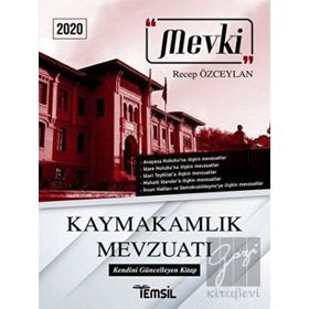 2020 Mevki Kaymakamlık Mevzuatı - Recep Özceylan - Temsil Kitap Yayınları