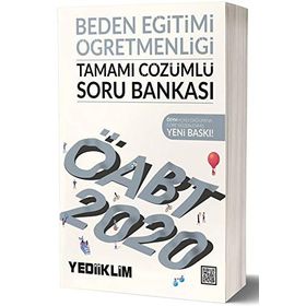 2020 ÖABT Beden Eğitimi Öğretmenliği Tamamı Çözümlü Soru Bankası Yediiklim Yayınları