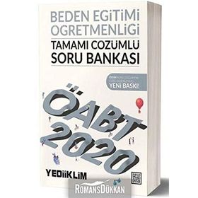 2020 ÖABT Beden Eğitimi Öğretmenliği Tamamı Çözümlü Soru Bankası Yediiklim Yayınları