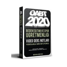 2020 Öabt Beden Eğitimi ve Spor Öğretmenliği Video Ders Notları-Benim Hocam Yayınları