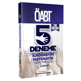 2020 ÖABT İlköğretim Matematik Öğretmenliği Çözümlü 5 Deneme Yeni Sistem Uzman Kariyer Yayınları