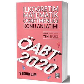 2020 ÖABT İlköğretim Matematik Öğretmenliği Konu Anlatımı Yediiklim Yayınları
