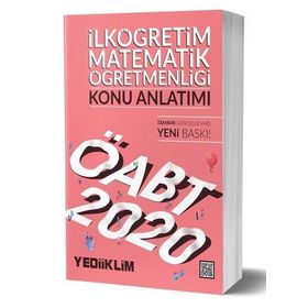 2020 ÖABT İlköğretim Matematik Öğretmenliği Konu Anlatımı Yediiklim Yayınları