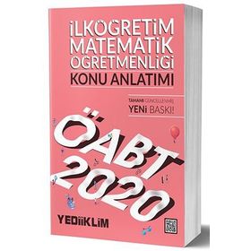 2020 ÖABT İlköğretim Matematik Öğretmenliği Konu Anlatımı Yediiklim Yayınları
