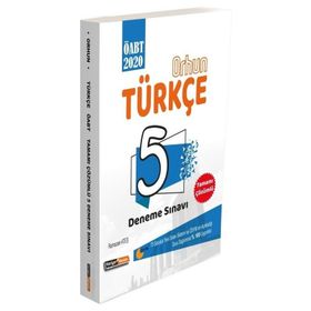 2020 ÖABT Orhun Türkçe Tamamı Çözümlü 5 Deneme Sınavı Ramazan Ateş Kariyer Meslek Yayıncılık