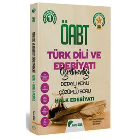 2020 ÖABT Türk Dili ve Edebiyatı 1. Kitap Halk Edebiyatı Konu Anlatımlı Soru Bankası-Yekta Özdil