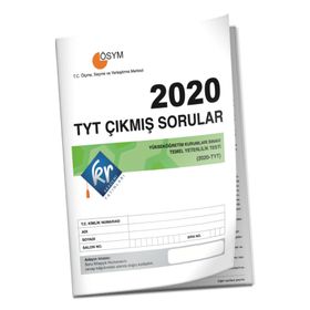 2020 TYT Çıkmış Sorular Tıpkı Basım Kitapçığı - KR Akademi Yayınları