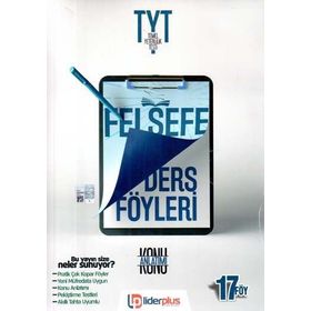 2020 Tyt Felsefe Ders Anlatım Föyü - Lider Yayınları